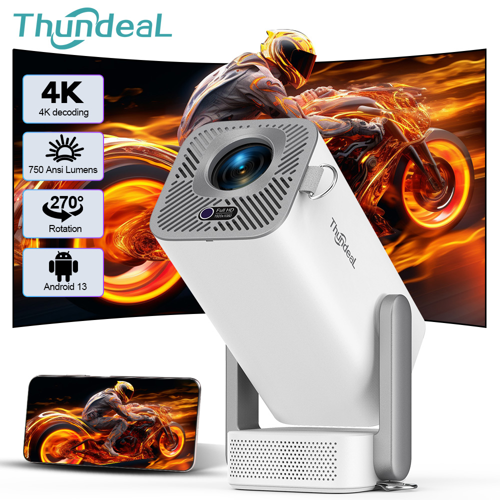 Home Cinema Hdmi - ThundeaL 4K Android Full HD проектор