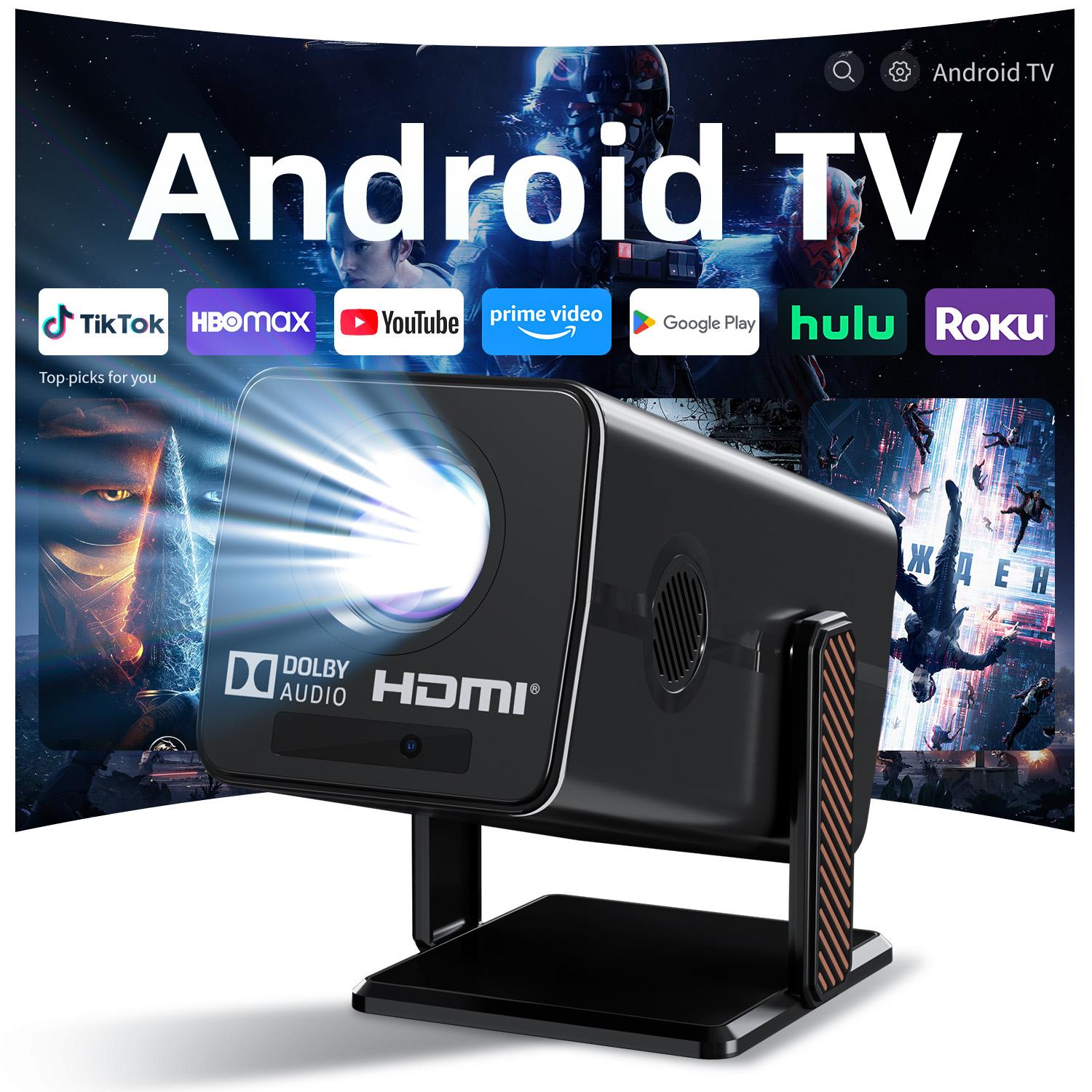 Home Cinema Hdmi - Мини-проектор HM103A Smart с поддержкой 1080P