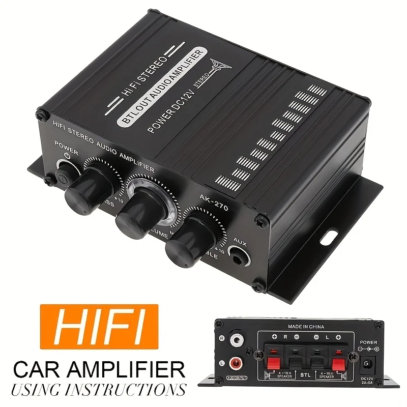 Home Cinema Marantz - Мини-усилитель мощности AK-270 400 Вт, 12