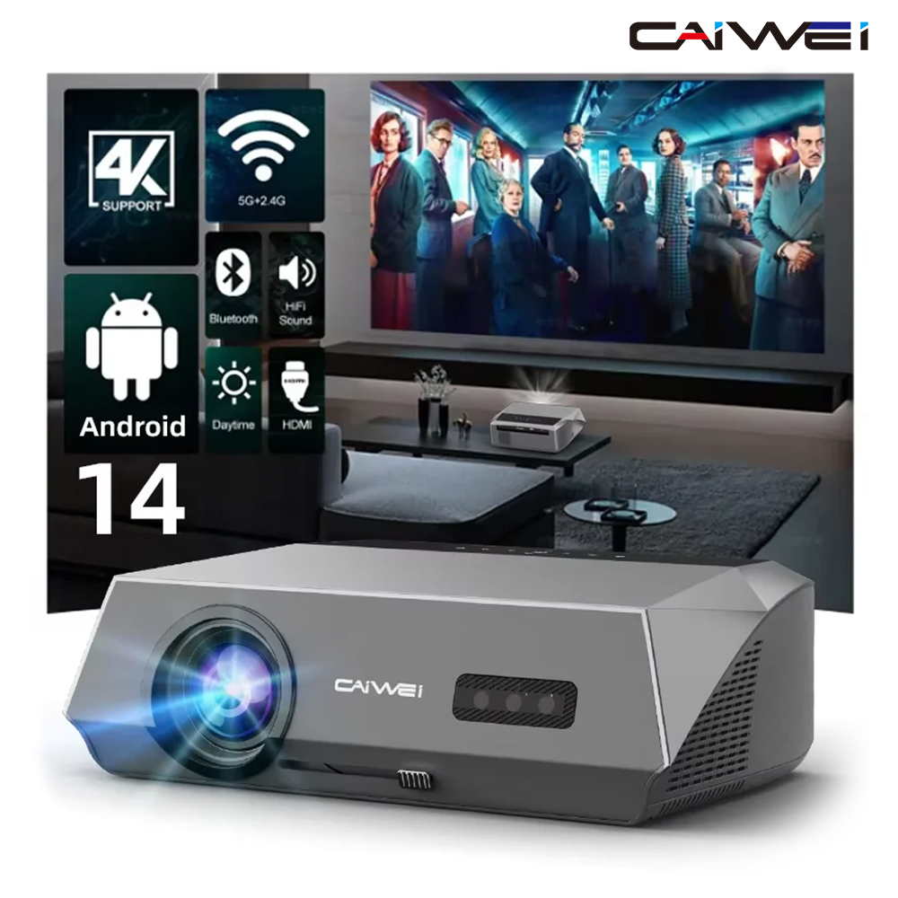 Home Cinema Hdmi - CAIWEI A10Q Проектор 4K Full HD