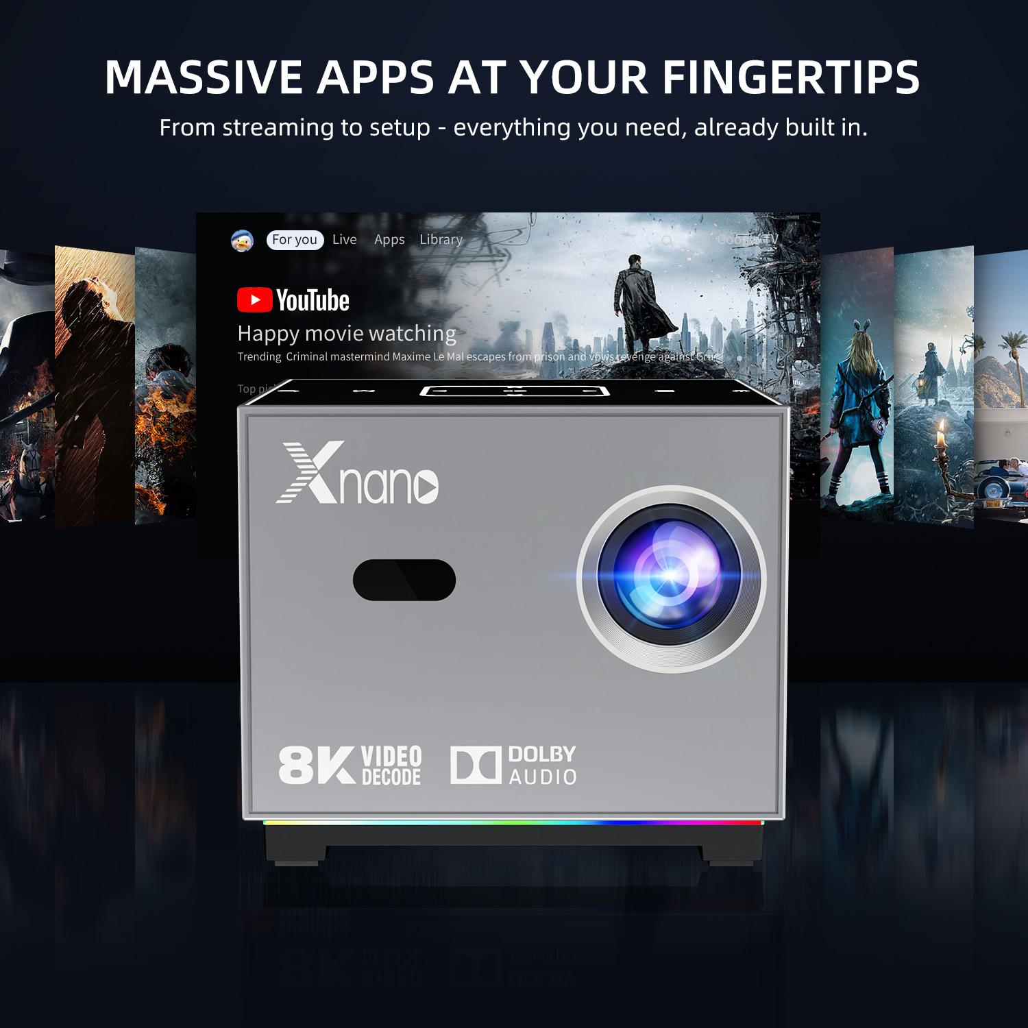 Портативный смарт-проектор Xna – обзор и цена Home Cinema Hdmi