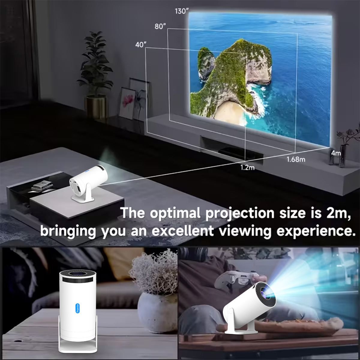 Проектор MAOHUTER X300 с прово – обзор и цена Home Cinema Hdmi