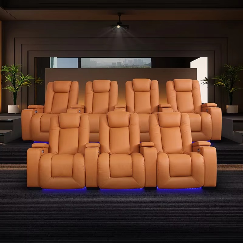 Роскошные кожаные кинотеатраль – обзор и цена Home Cinema Recliners