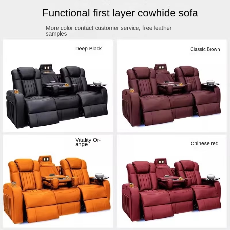 Комплекты кожаных диванов-рекл – обзор и цена Home Cinema Recliners