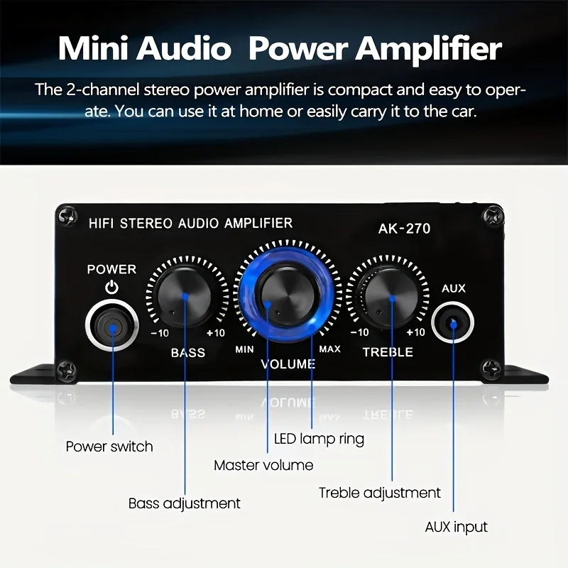 Мини-усилитель мощности AK-270 – обзор и цена Home Cinema Marantz